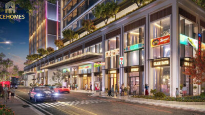 Cho thuê Shophouse chân đế The Miami Vinhomes Smart City 46m2