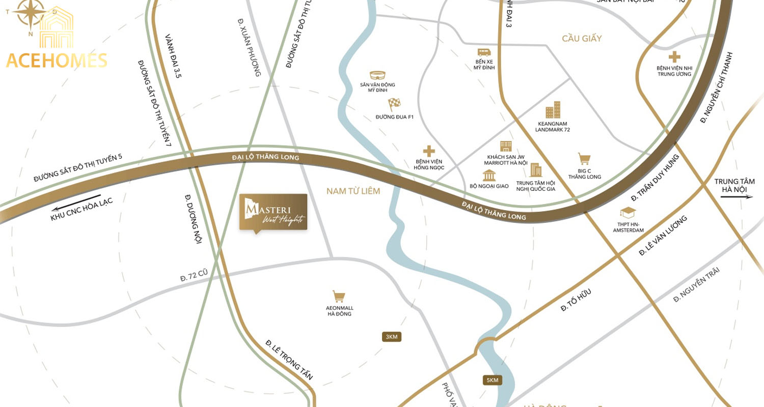 Vị trí và khả năng kết nối của Masteri Grand Avenue