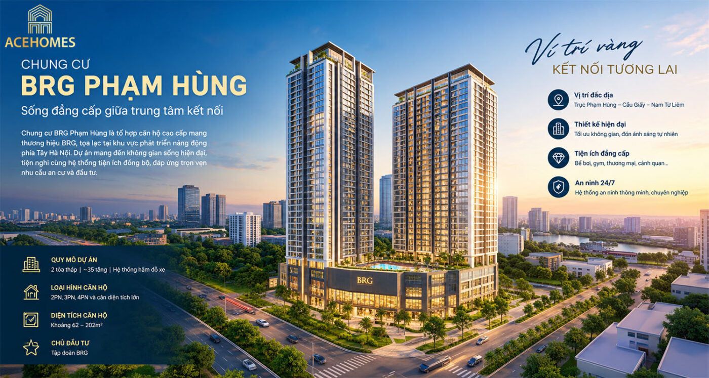 Tổng quan dự án Chung cư BRG Phạm Hùng