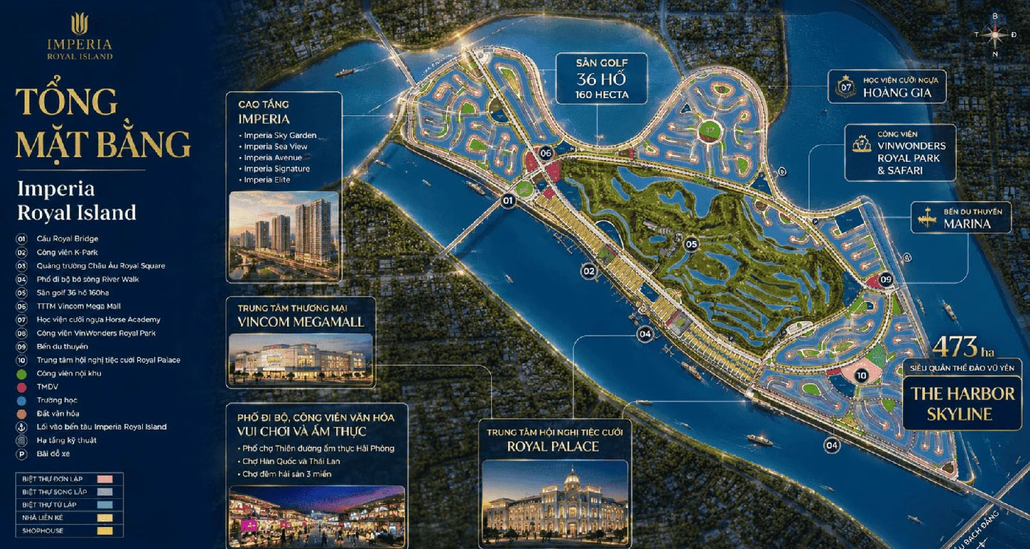 Mặt bằng Vinhomes King Park được quy hoạch như thế nào?