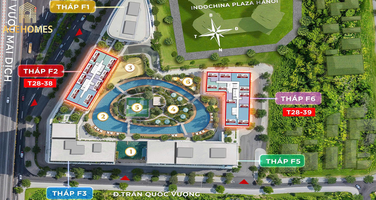 Mặt bằng Sun Feliza Suites