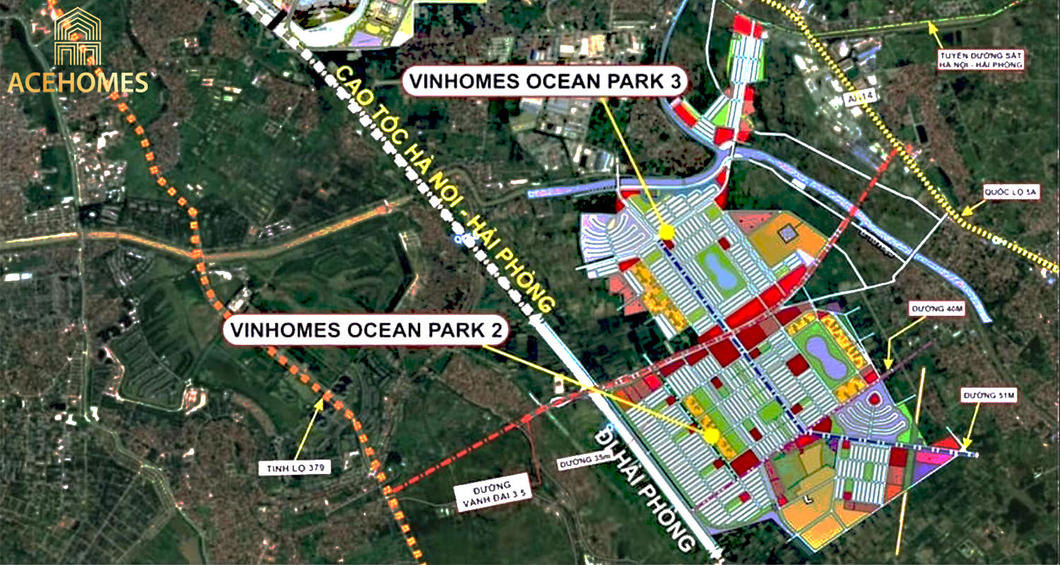 Vị trí Vinhomes Ocean Park 2 Hưng Yên và khả năng kết nối khu vực