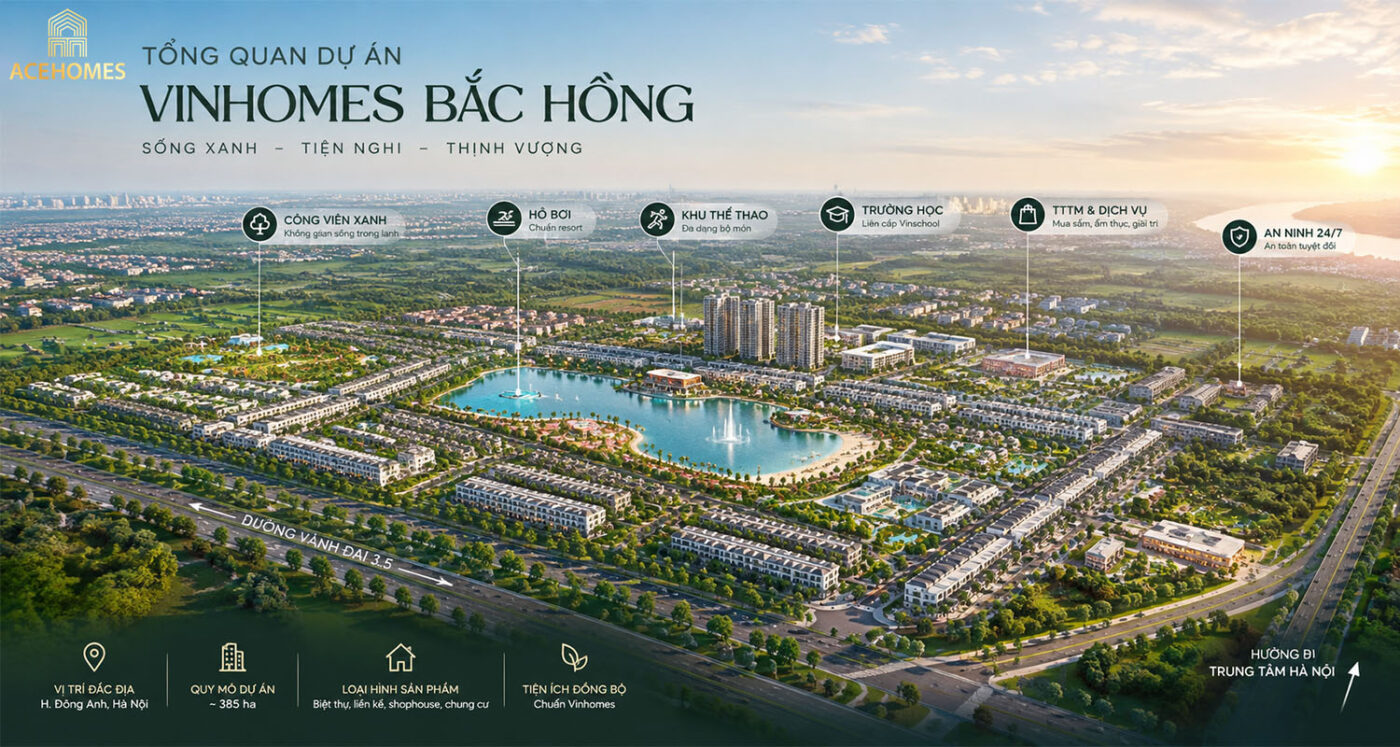 Tổng quan dự án Vinhomes Bắc Hồng